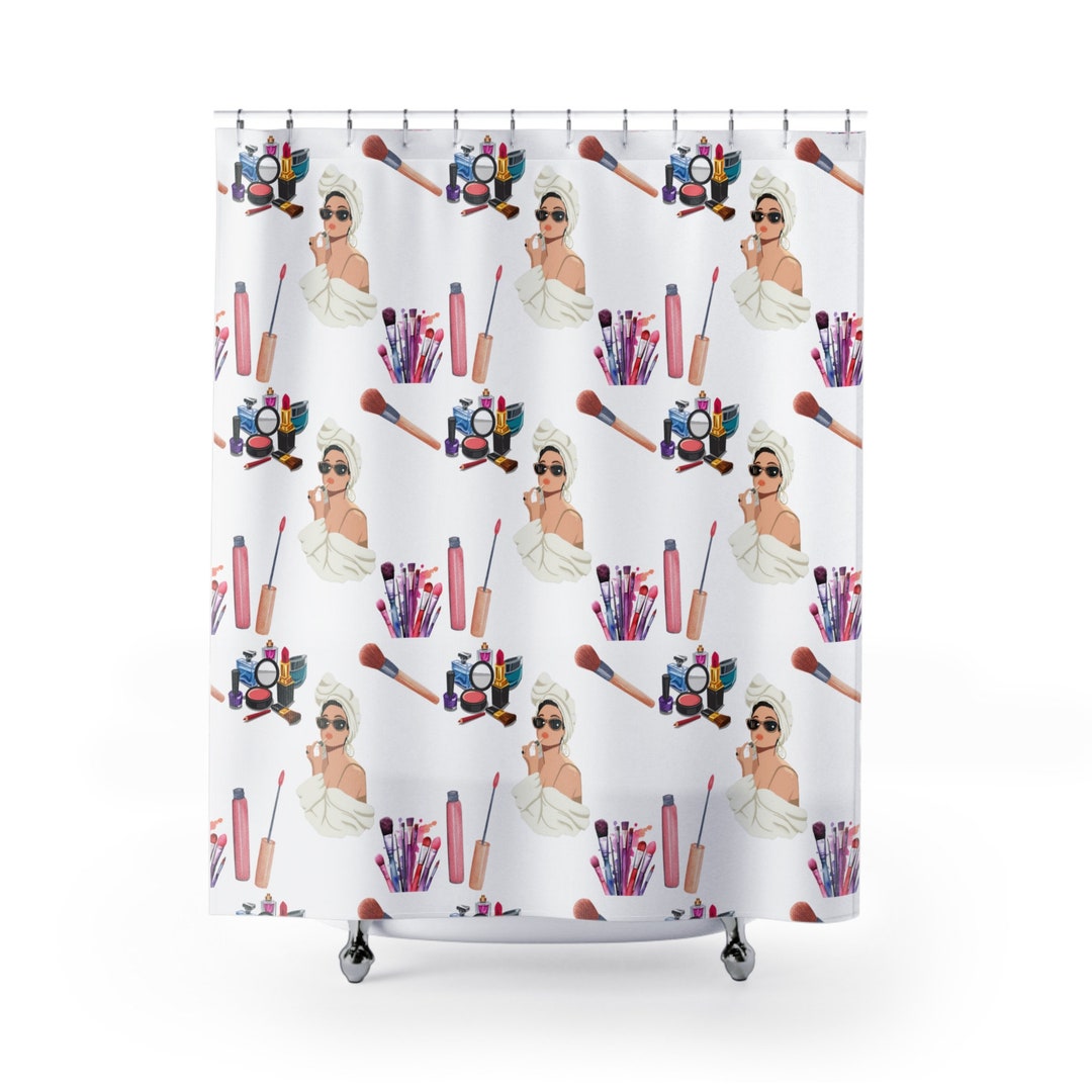 Girly Girl Shower Curtains Etsy