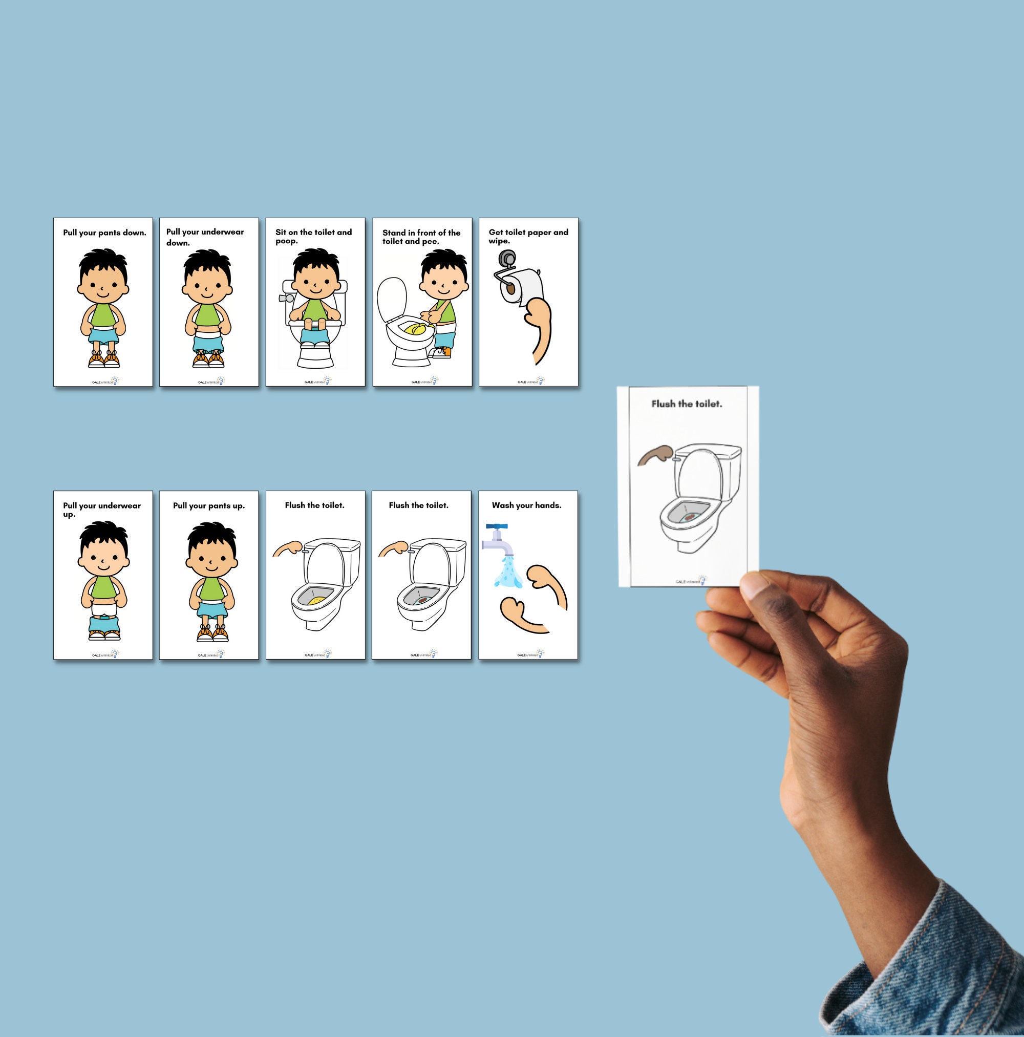 Printable Potty Training Cards for Girls/boys Effective Pee Printable Potty Training Cards for Girls/boys Effective Pee