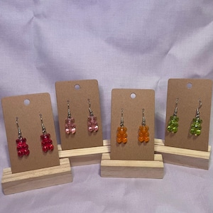 Gummy Bear Earrings, Candy Earrings, Gummy Bear Gifts, Gifts for Girls, Candy Accessories, Gummy Food Gift