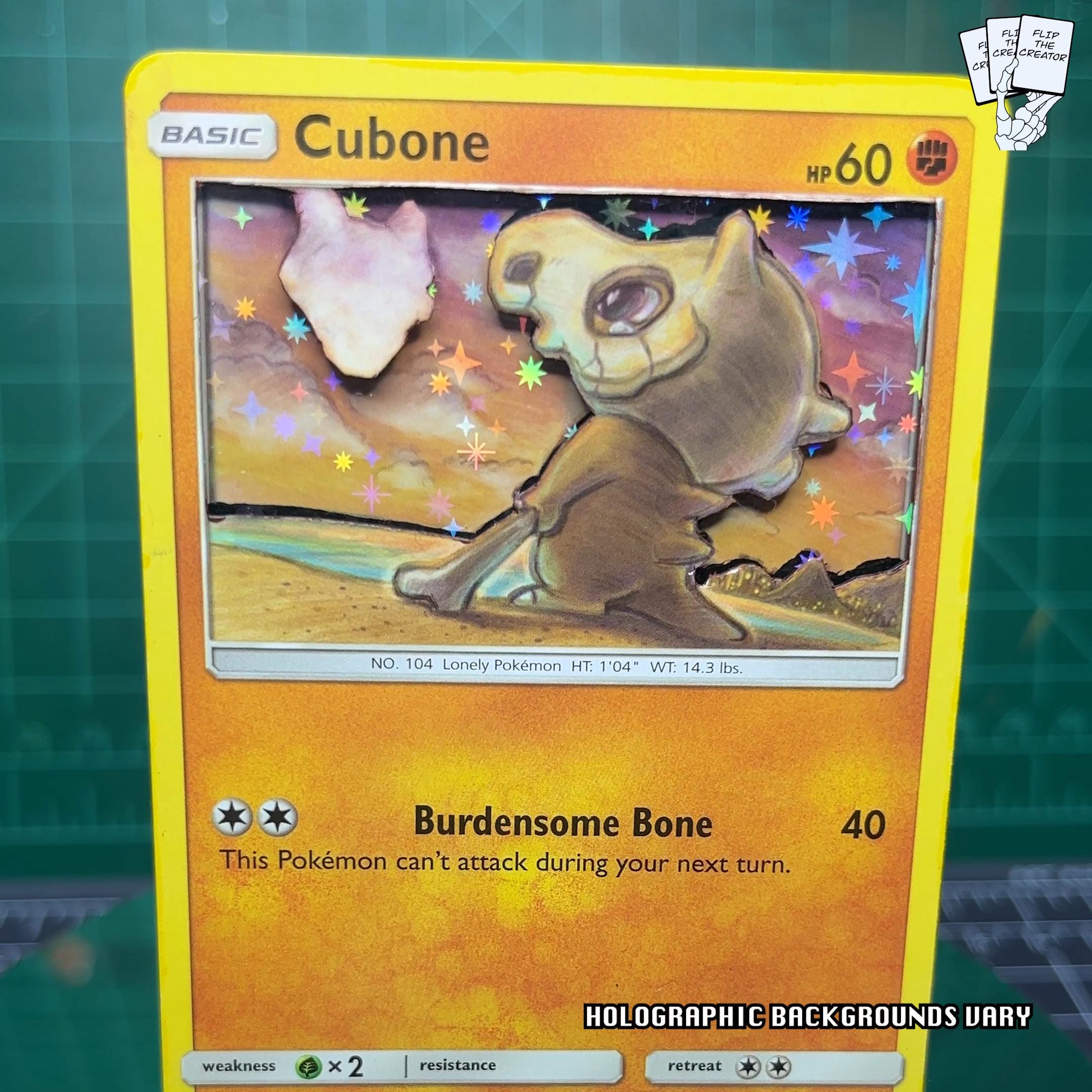 Cubone | Pokémon 3D Cards | Pokemon Gifts for All Ages | Pokemon ...