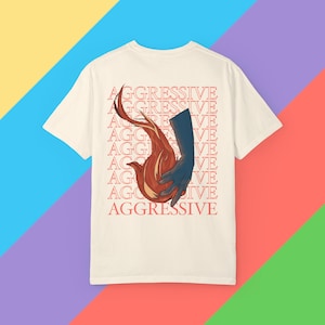 MTG T-Shirt | &quot;Aggressive&quot; | Game Cartoon T-shirt | Kids Adult Men Women Unisex Tee | Party Birthday Gift | MTG Fan | Magic The Gathering