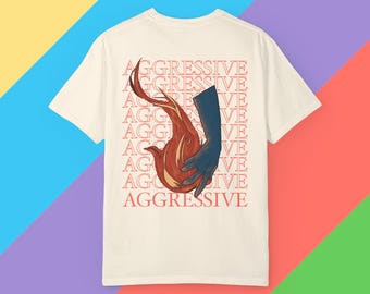 MTG "Aggressive" T-Shirt: Red Mana Magic The Gathering Tee