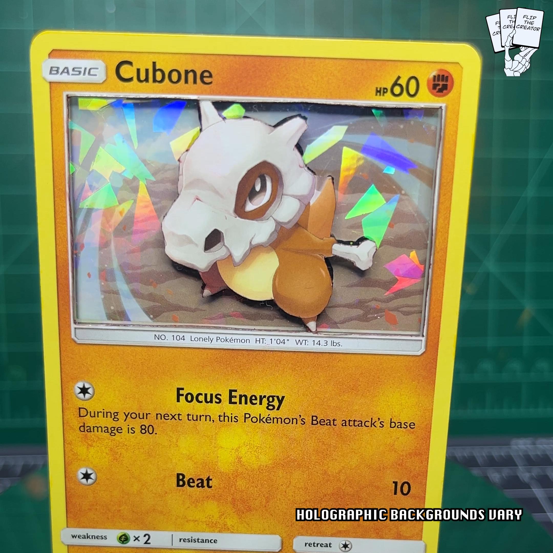 all cubone pokemon cards Cubone | Pokémon 3D Cards | Pokemon Gifts for All Ages | Pokemon Trading  Cards for Display