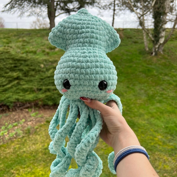 Pieuvre peluche au crochet