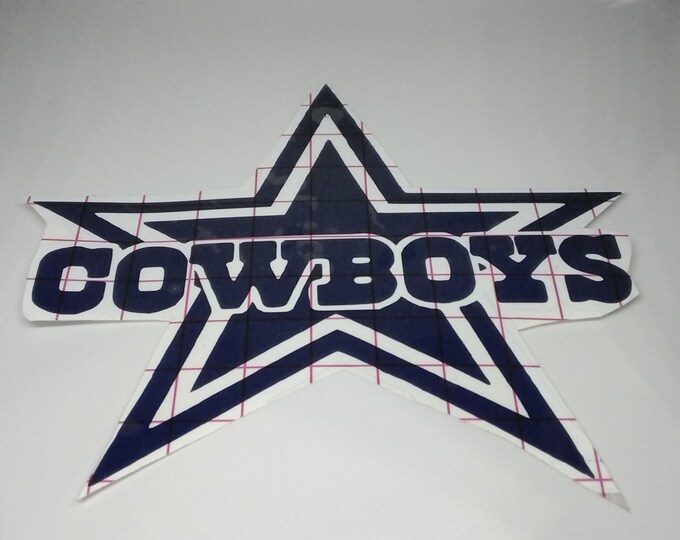 DALLAS COWBOYS DECAL Etsy