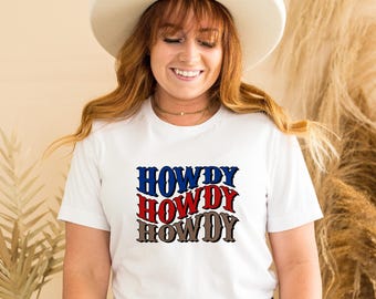 Howdy T-Shirt, Howdy Shirt, Rodeo Bachelorette, Howdy Western Tee, Western Graphic Tee, Western Shirt, Country Girl T-Shirt, Cowgirl T
