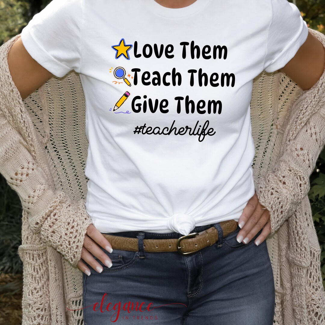Teacher First Day of School Outfit, Back to School Teacher Life T-shirt ...
