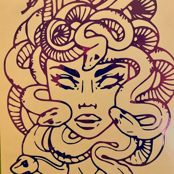 Medusa Vinyl Car Decal