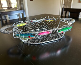 Fishing Themed Decorative Basket