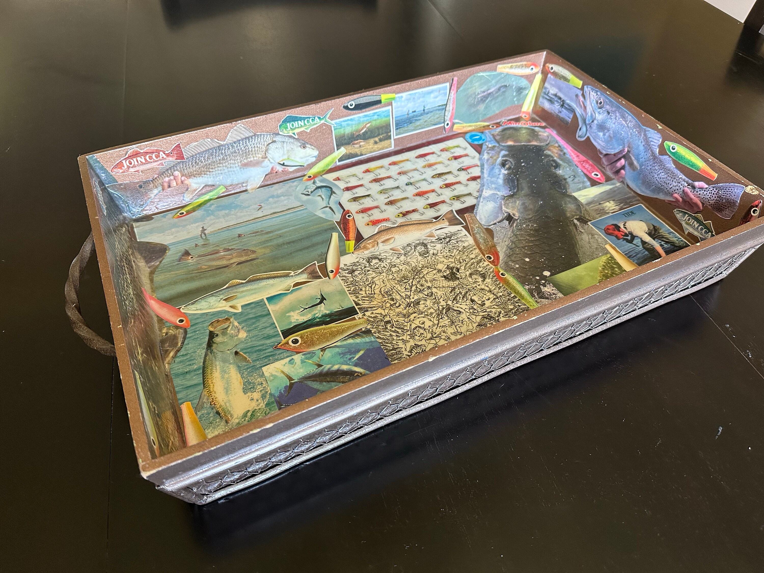 Texas Fishing Themed Decorative Tray - Etsy
