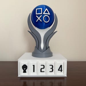 3d Printed Platinum Trophy - Etsy