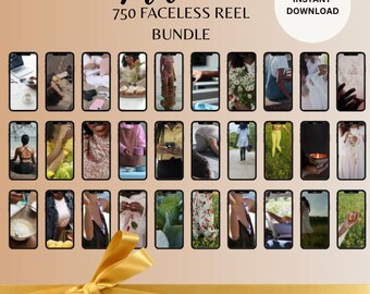 750 Melanin Faceless Reels, Filmy stockowe w mediach społecznościowych, Rolki IG, Treści, Marketing na Instagramie Faceless, Estetyka, Rolki Black Woman, Insta