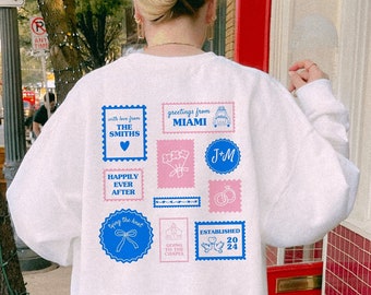 Going to the Chapel Crewneck Sweatshirt, Custom Engagement Gift, Personalized Bachelorette Shirt, Future Mrs, Honeymoon Apparel, Wedding Day