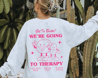 Anxiety Sweatshirt, Mental Health Hoodie, Be Kind to Your Mind, Self Care Shirt, Therapist Gift, You Are Enough Shirt, Neurodiversity Shirt