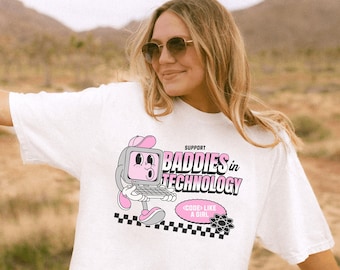 Baddies in Computer Science Shirt, Software Engineer T-Shirt, Code Like a Girl Sweatshirt, Women in Tech Funny Gift, Cyber Girl Aesthetic