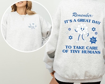 Pediatric Nurse Sweatshirt, Retro Peds Nurse Sweatshirt, Trendy BSN RN Hoodie, Custom Nursing Gift, Pediatrician PICU Nurse Graduation Gift