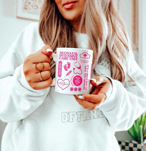Neonatal Intensive Care Unit NICU Nurse Mug, BSN RN Mug, Womb Service, Swaddle Specialist, Preceptor Gift, Personalized Nurse Coffee Cup
