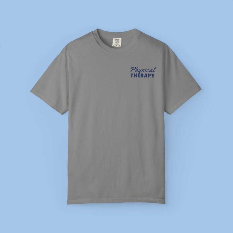 Camiseta Comfort Colors para fisioterapeutas, sudadera DPT, sudadera PTA, regalo para terapeutas de rehabilitación hospitalaria, camiseta "El movimiento es medicina". imagen 7