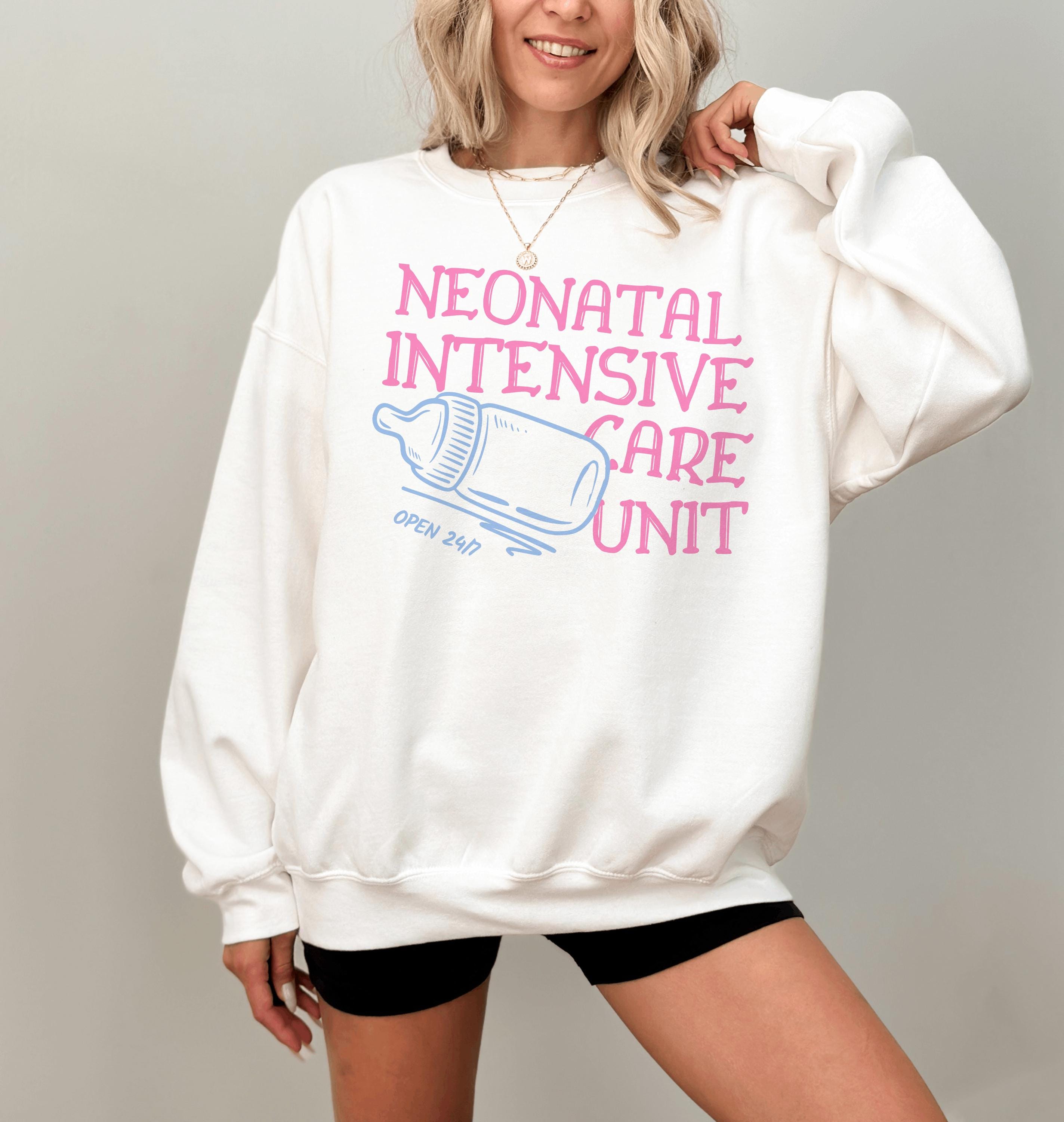 NICU Nurse Crewneck, Neonatal Intensive Care Unit Shirt, Nurse Jacket, Nursing Graduate Gift, Swaddle Specialist, NICU RN Hoodie Sweatshirt