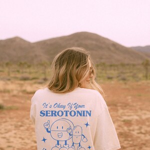 Anxiety Shirt, Mental Health Hoodie, Be Kind to Your Mind Crewneck, Self Care Shirt, Store Bought Serotonin Shirt, You Are Enough Shirt, 988 image 5