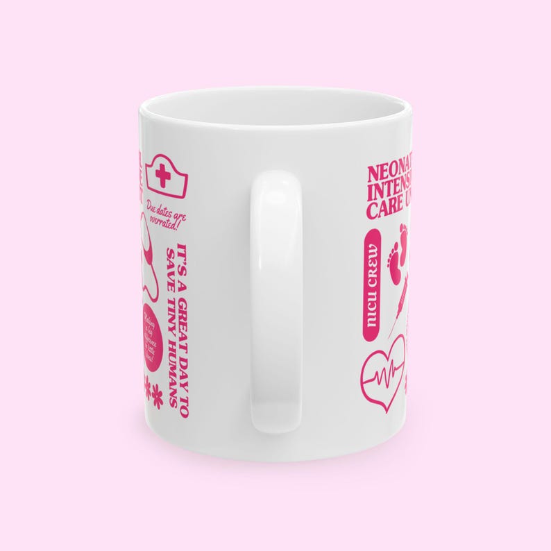Neonatal Intensive Care Unit NICU Nurse Mug, BSN RN Mug, Womb Service, Swaddle Specialist, Preceptor Gift, Personalized Nurse Coffee Cup image 5