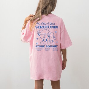 Anxiety Shirt, Mental Health Hoodie, Be Kind to Your Mind Crewneck, Self Care Shirt, Store Bought Serotonin Shirt, You Are Enough Shirt, 988 image 3