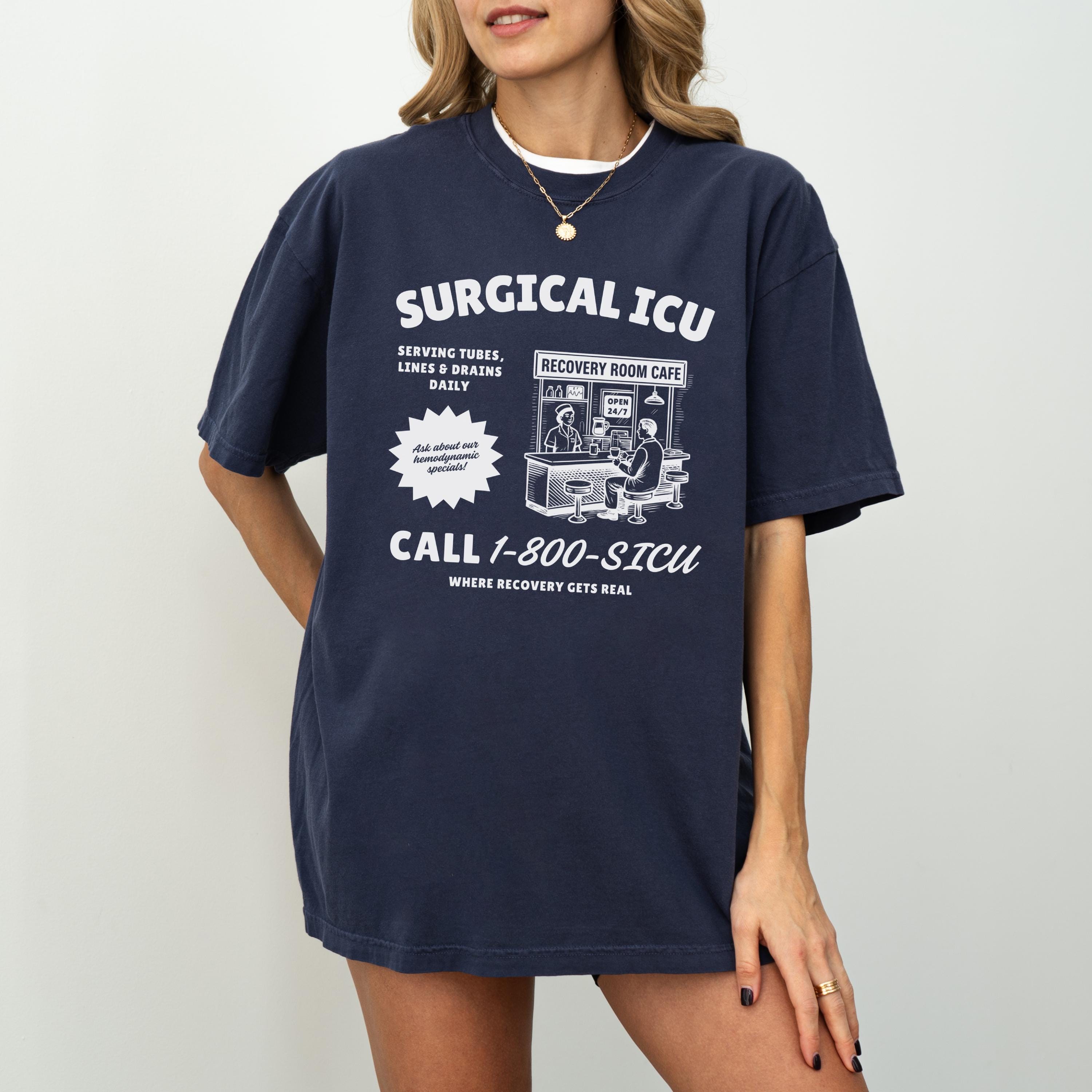 Surgical Intensive Care Unit T-shirt, SICU Comfort Colors Shirt, Post ...