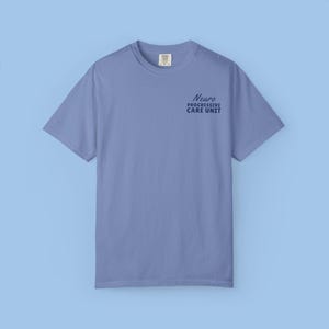 Camiseta de colores cómodos de la Unidad de Cuidados Progresivos Neurológicos, camiseta de la Unidad de Cuidados Progresivos Neurológicos, sudadera con licenciatura en enfermería (BSN) y enfermería registrada (RN), regalo para neurólogo, camiseta de concienciación sobre accidentes cerebrovasculares imagen 5
