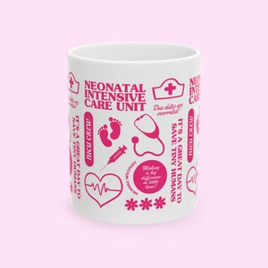 Neonatal Intensive Care Unit NICU Nurse Mug, BSN RN Mug, Womb Service, Swaddle Specialist, Preceptor Gift, Personalized Nurse Coffee Cup image 3