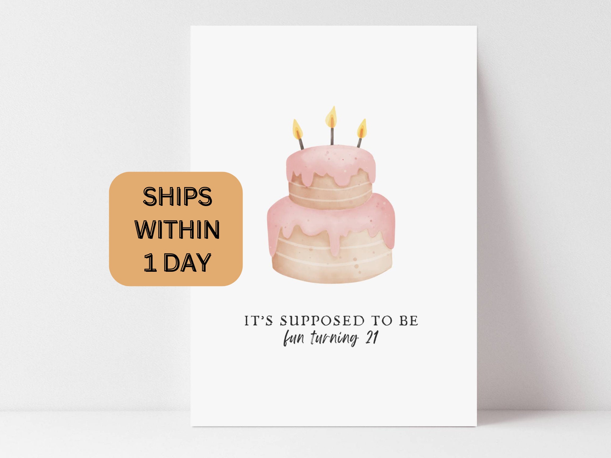 Taylor Swift 21st Birthday Greeting Card Taylor Swift Birthday Greeting