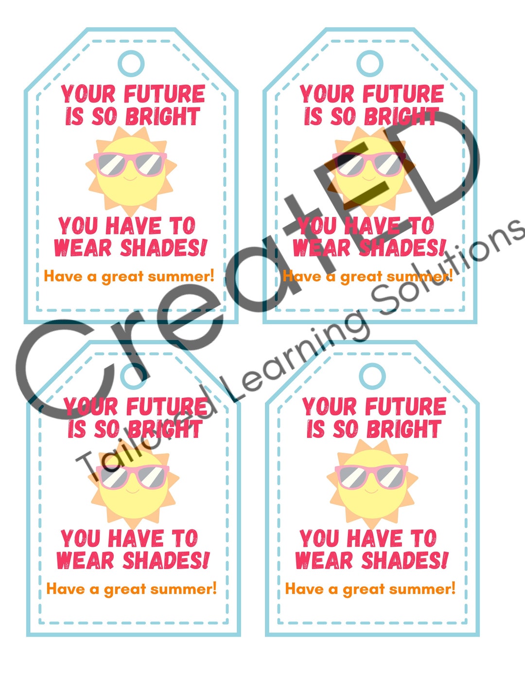 Your Future is so Bright - Teacher Gift - Etsy