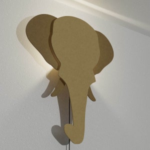 Elephant Lamp for Nursery or Kids Room