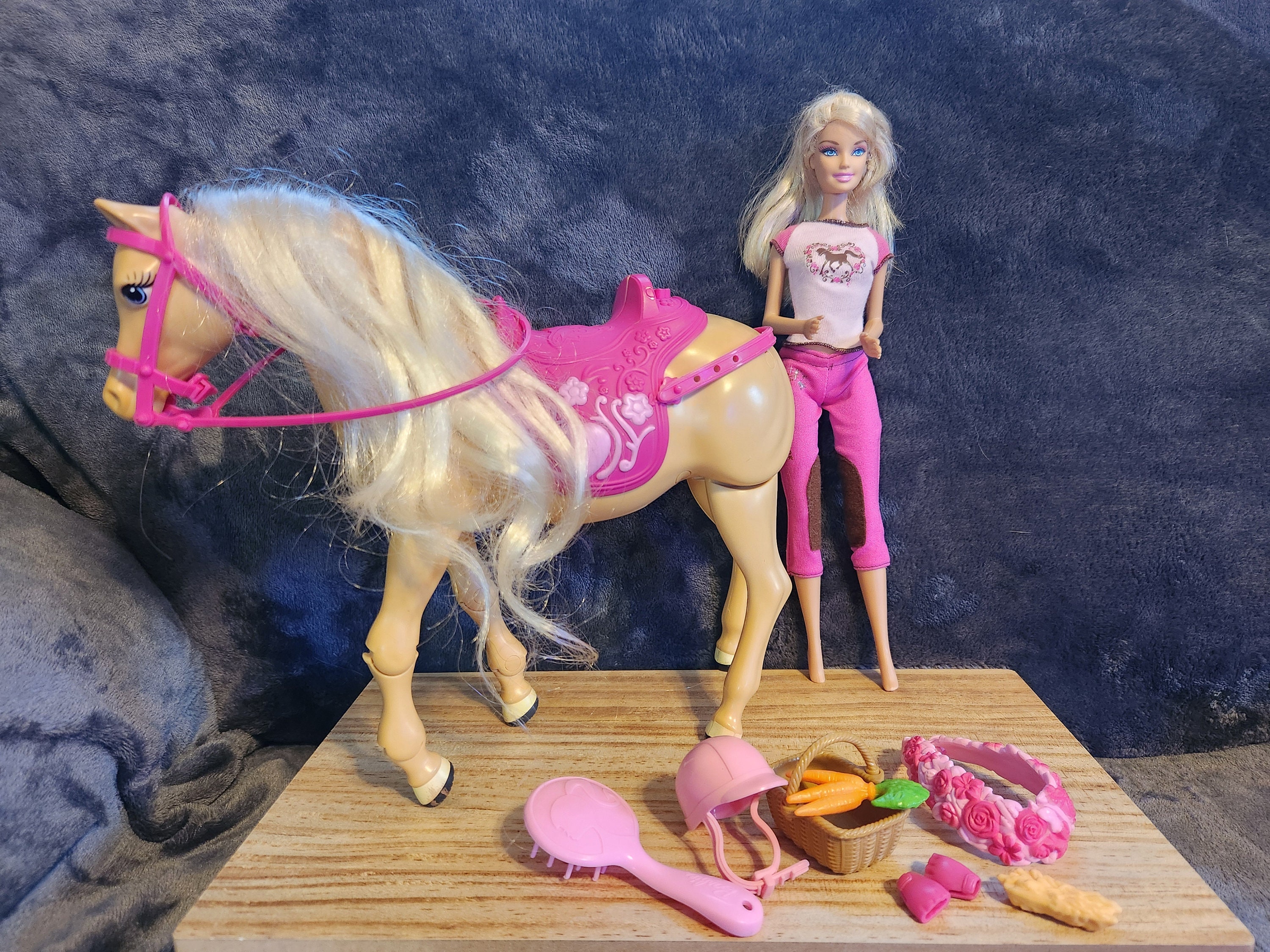 Barbie moving horse sale