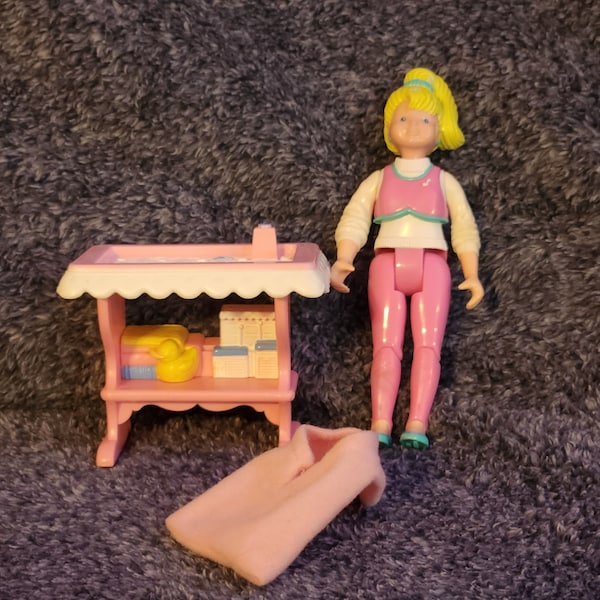 Fisher Price Dollhouse Babysitter Playset - Vintage 90s Nostalgic Toy - Miniature Dollhouse Accessory - Unique Collectors Gift