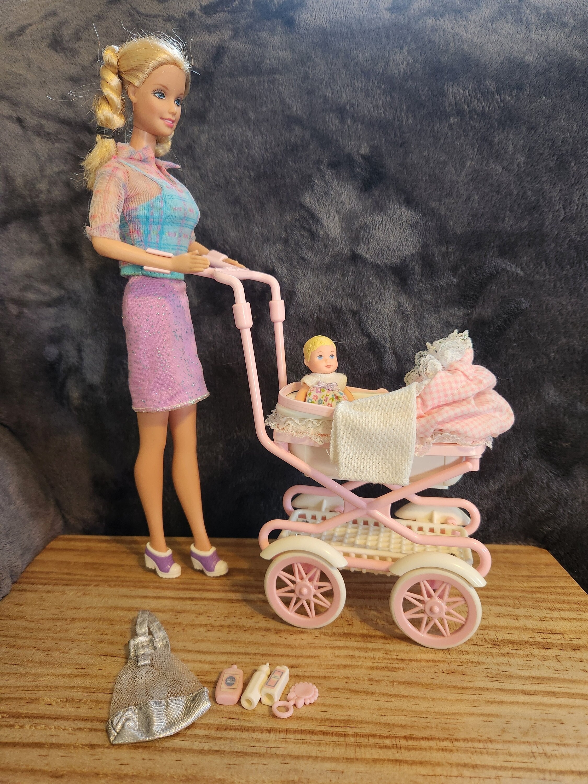 Walking Barbie and Baby Sister Krissy Vintage 90 s Collectible Doll Set Nostalgic Gift for Barbie Lovers Etsy