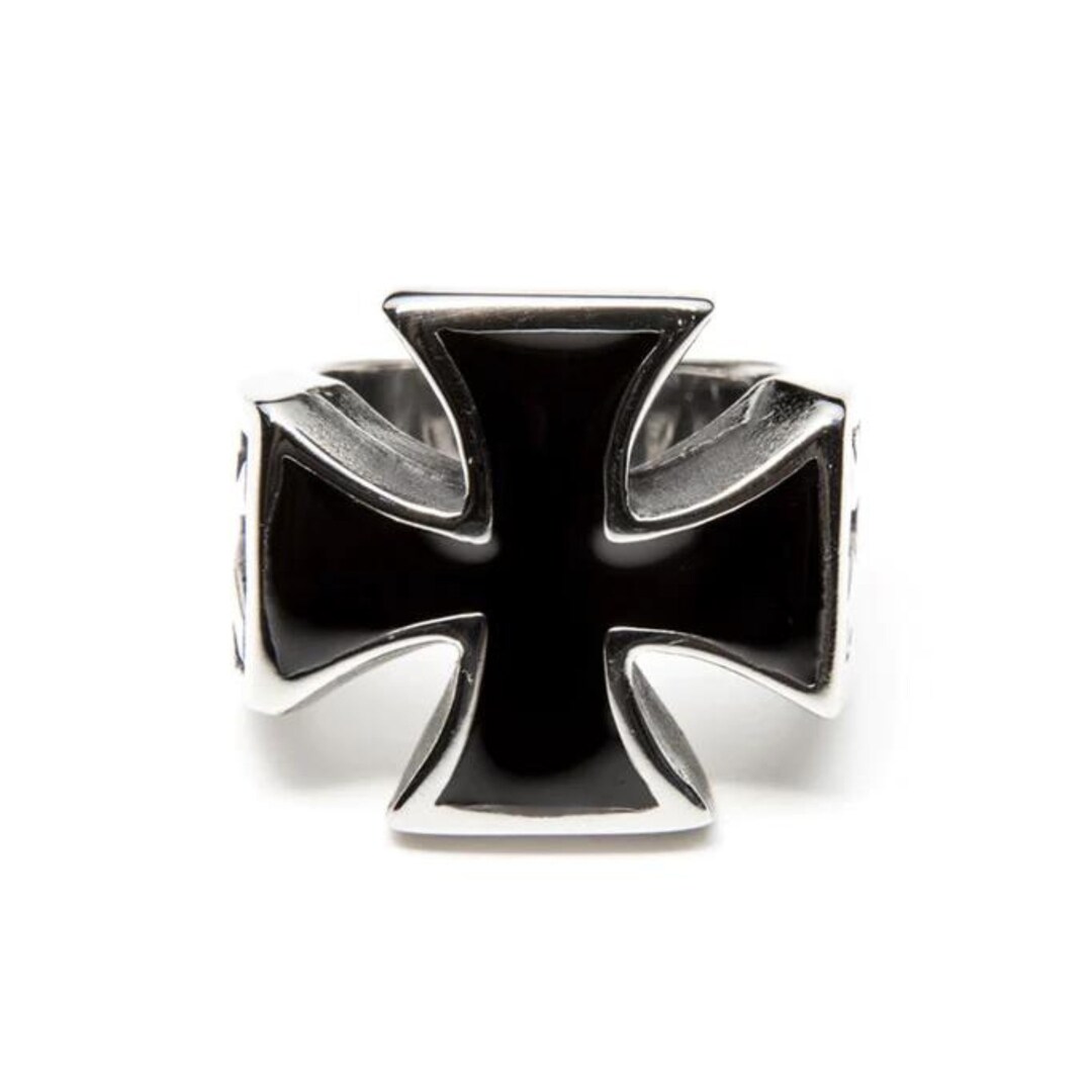 Iron Cross With Bolts Ring Stainless Steel Iron Cross Design Etsy