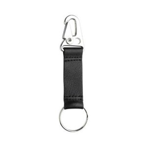 Llavero de cuero negro macizo con caja de regalo: ¡accesorio vibrante y atrevido para motociclistas!