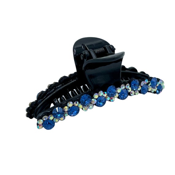 Elegant Blue Crystal Hair Clip - 2 display picture 2
