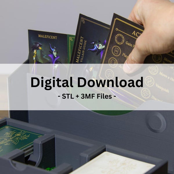 Organisateur de personnage méchant | STL & 3MF | Fichiers d'impression 3D pour le stockage