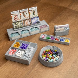 Wyrmspan 3D-Printed Game Organizer | Board Game Insert & Storage Solution | Upgraded Resources