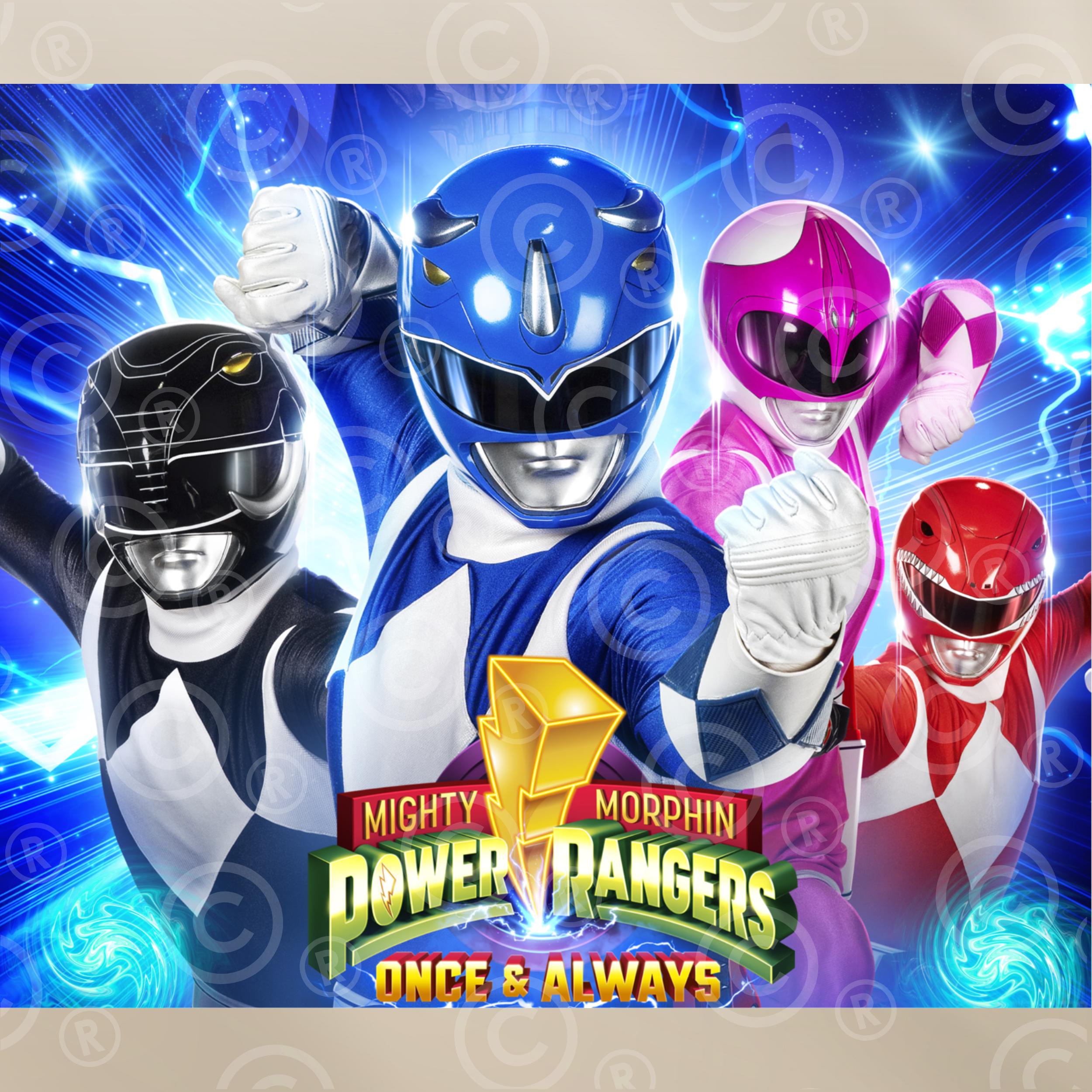 Power Rangers 20oz Skinny Tumbler Wrap | Rangers Cartoon PNG Instant ...