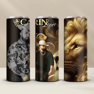 Carin Leon 20oz Skinny Tumbler Wrap | PNG Sublimation Design