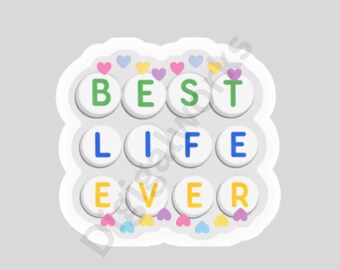 JW Sticker, Best Life Ever, Set of 12, Set of 6, PDF, Transparent PNG, Digital Download, Pioneer Gift, Friend Gift, Read Description