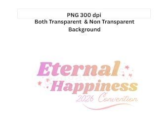 JW Convention Clipart Design, Multicolor Word Art, Digital Download, PNG Format, Variety of Uses, No Shipping, 2026 Convention
