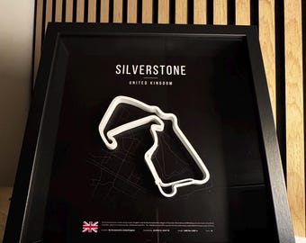 Silverstone – a 3D racetrack in a picture frame