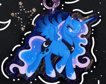 ¡Llavero acrílico nacarado de la Princesa Luna!