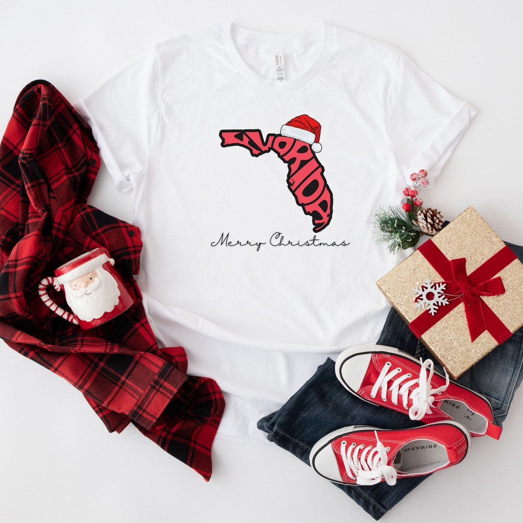 Merry Christmas Shirt, Florida State Christmas Shirt, Christmas Shirt