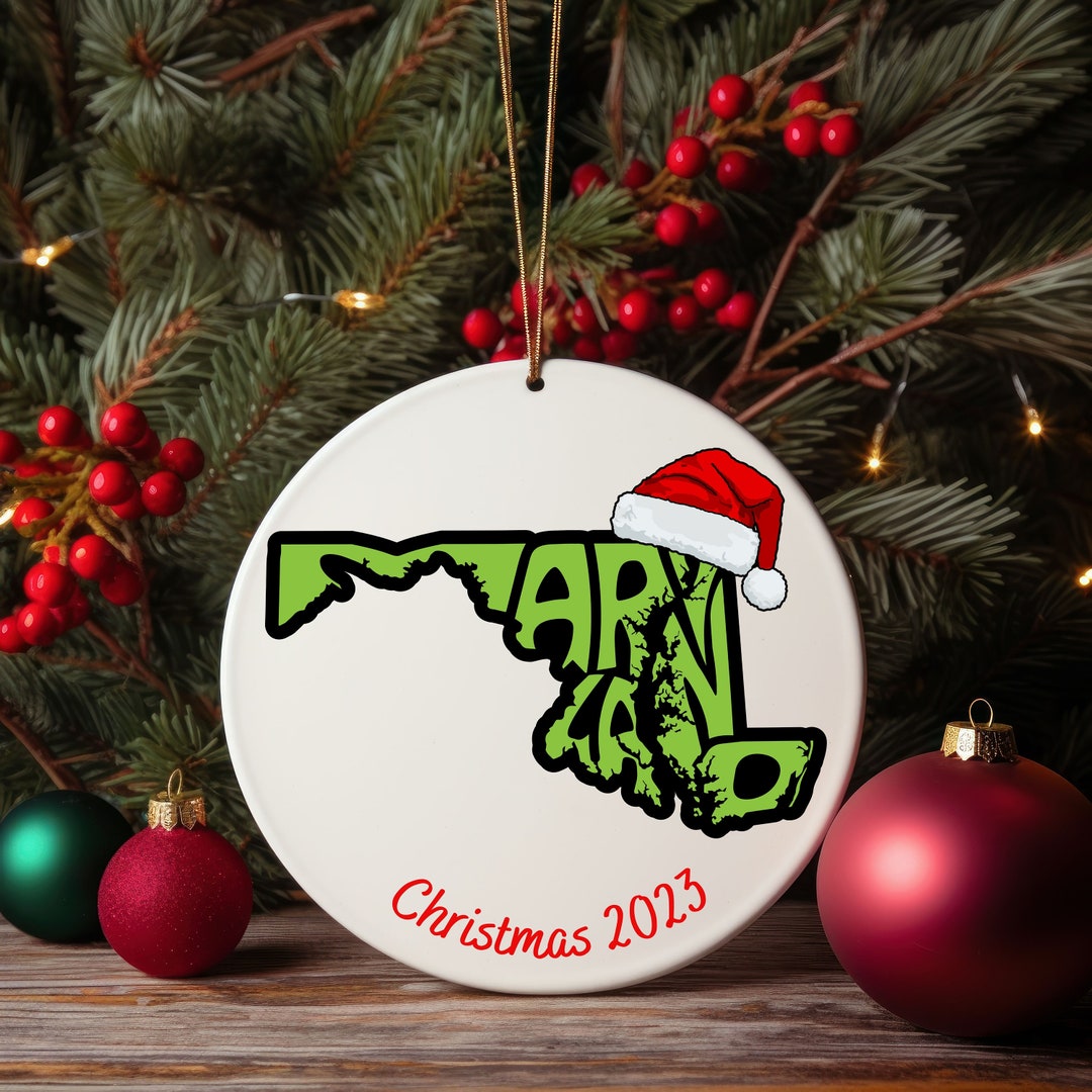 University Of Maryland Christmas Ornament 