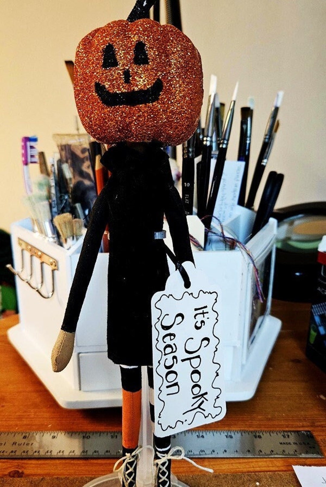 Pumpkin Head Doll Etsy