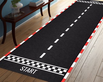 Race Track Runner Matta: Inredning i spelrummet